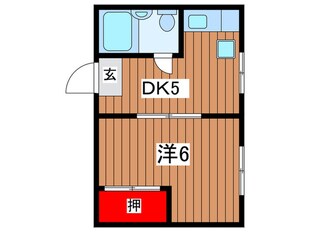 共栄マートハイツの物件間取画像